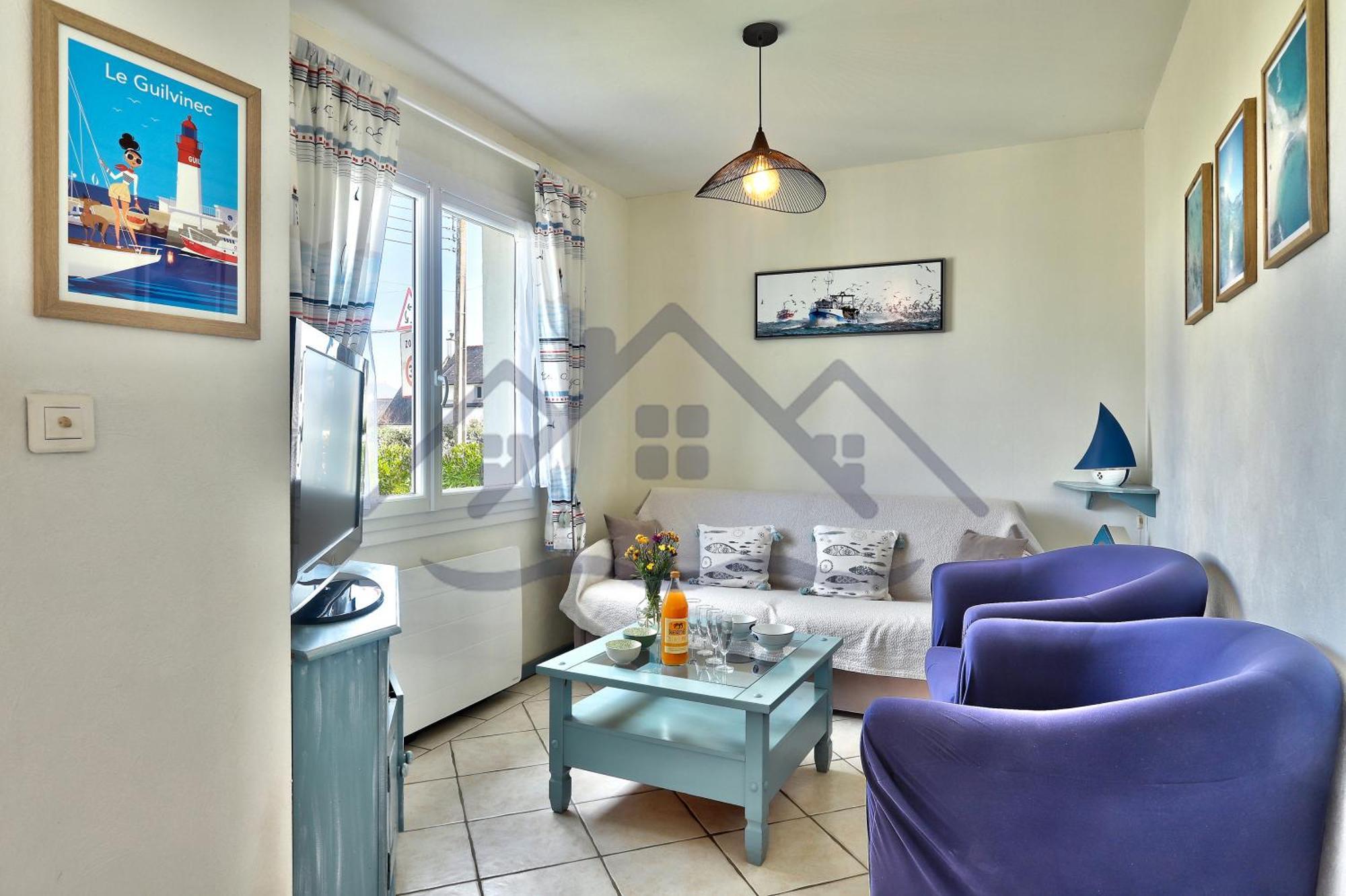 Souvenir Du Guil: Seaside Cottage with Garden in Guilvinec Exterior photo