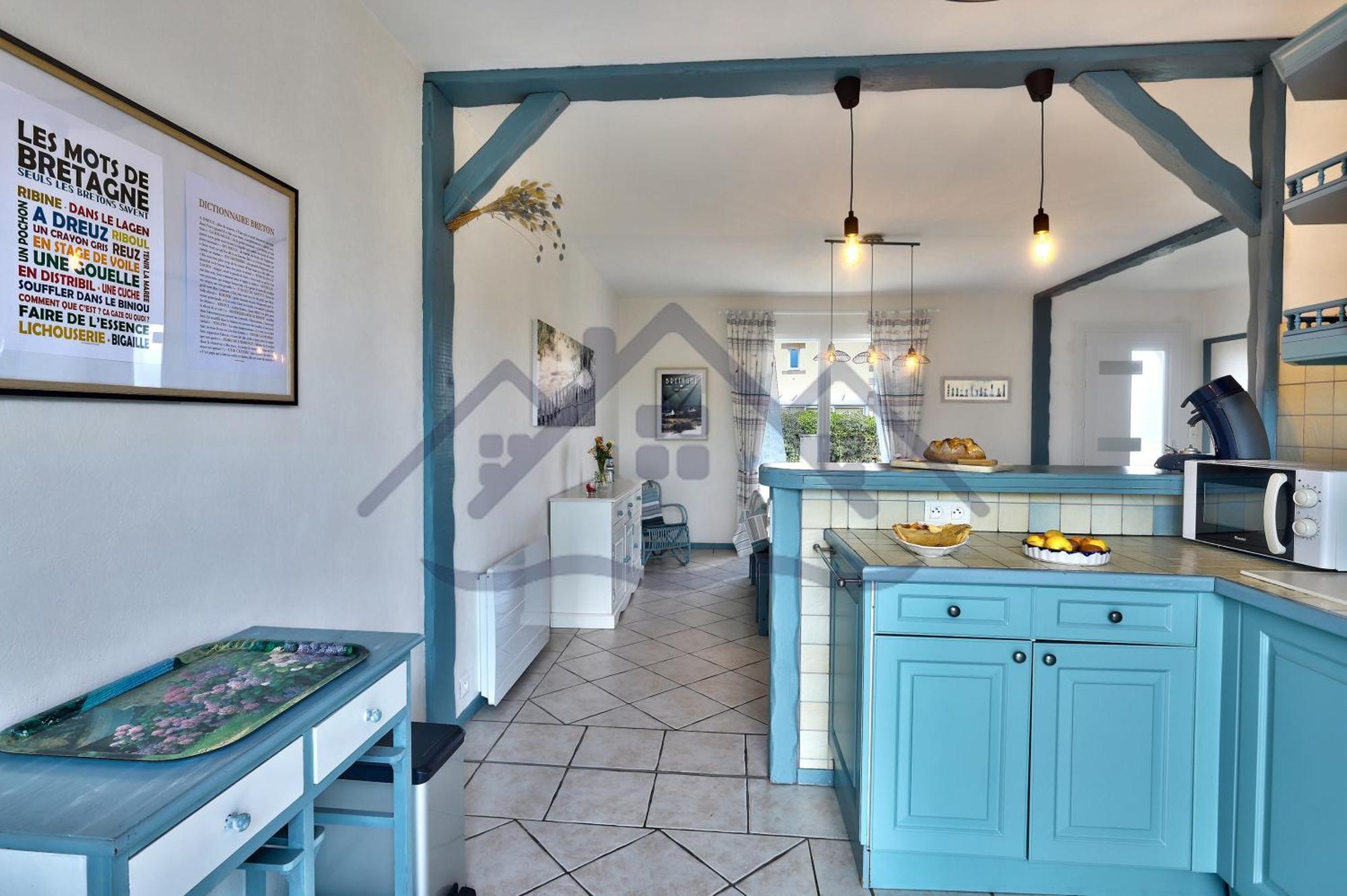 Souvenir Du Guil: Seaside Cottage with Garden in Guilvinec Exterior photo