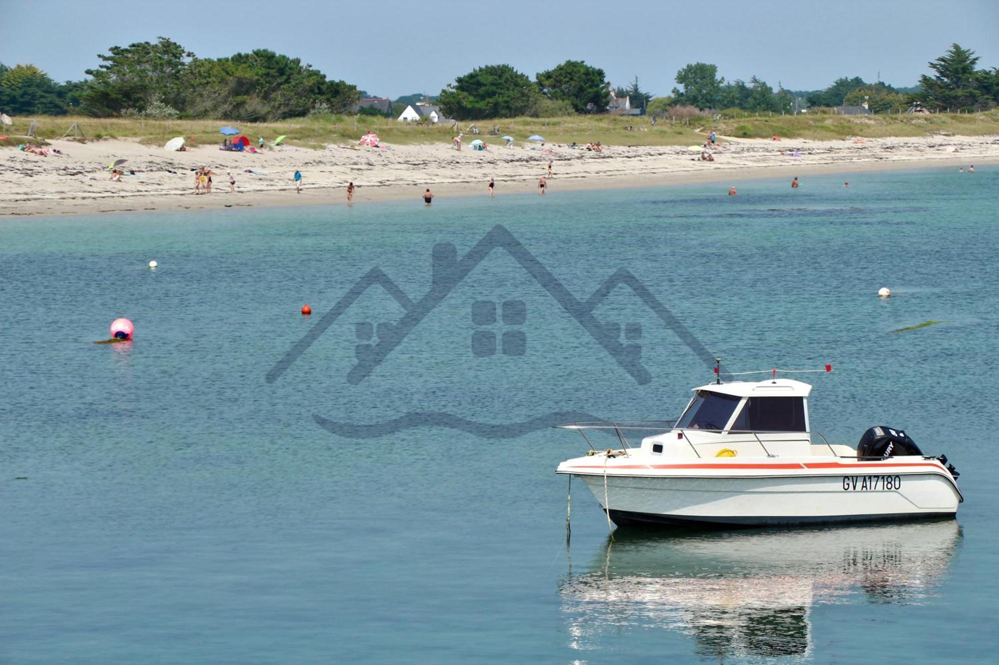 Souvenir Du Guil: Seaside Cottage with Garden in Guilvinec Exterior photo